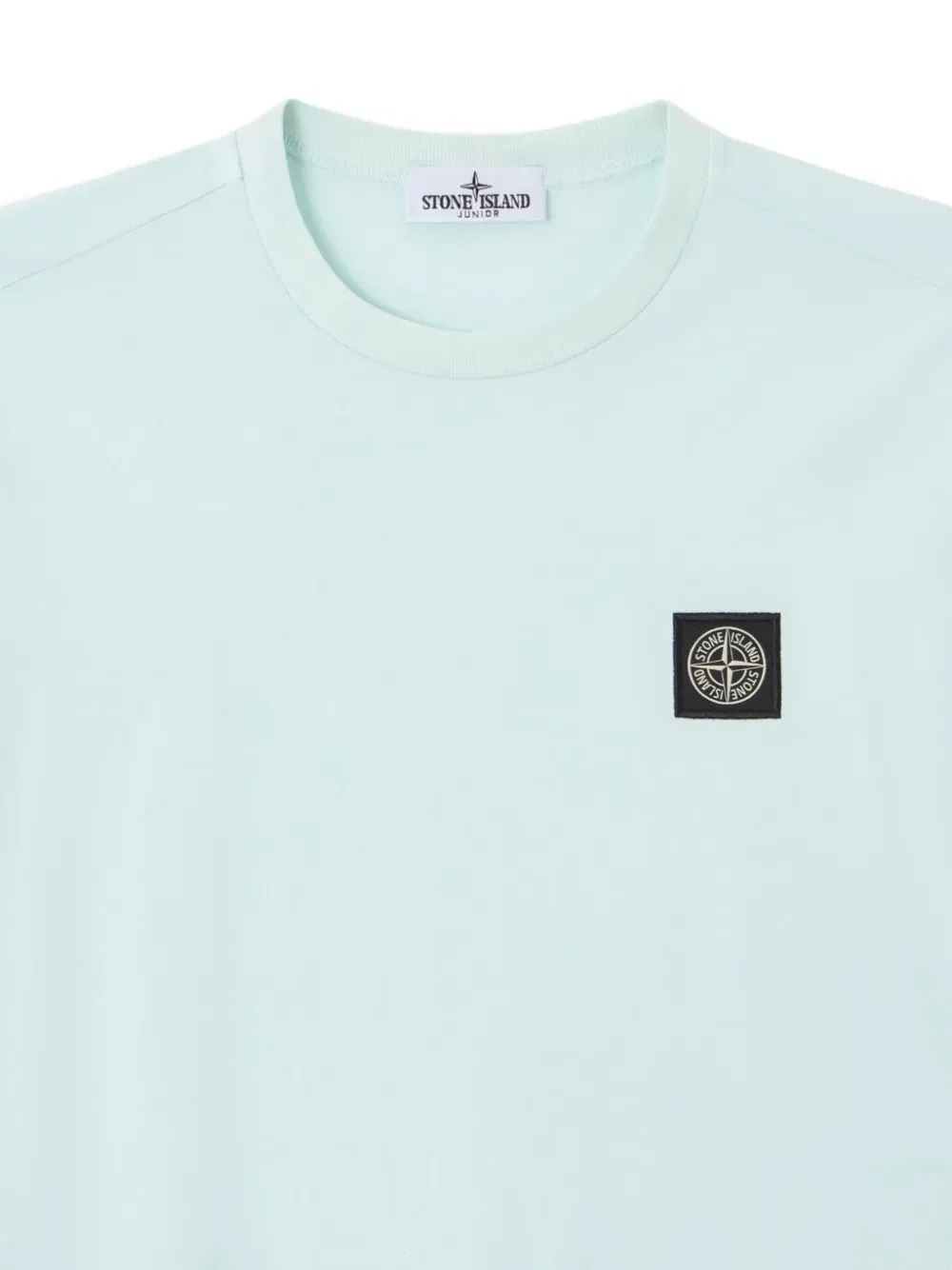 Футболка с нашивкой Compass-Patch Stone Island Junior, синий — фото 3