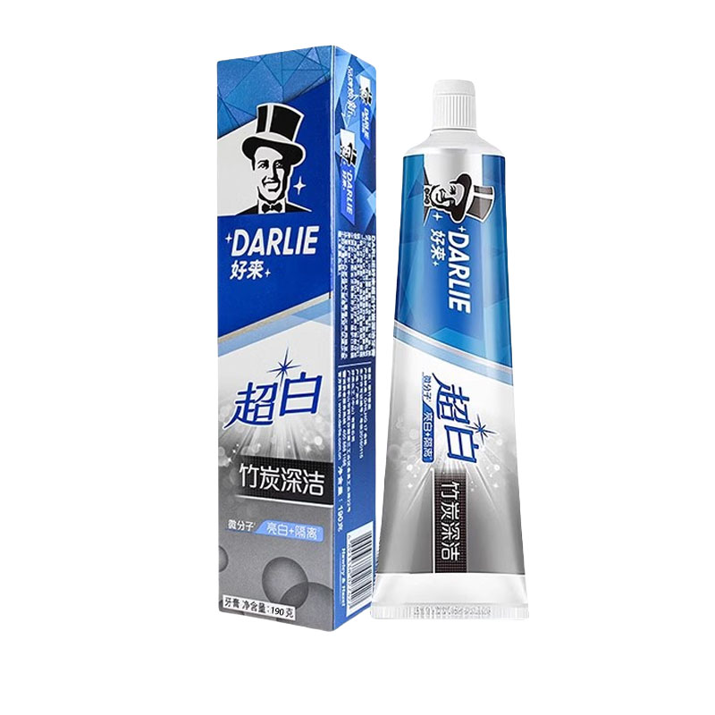 

DARLIE Зубная паста Ultra White с бамбуковым углем для глубокого очищения, лайм-мята, 120 г, 140 г, 190 г