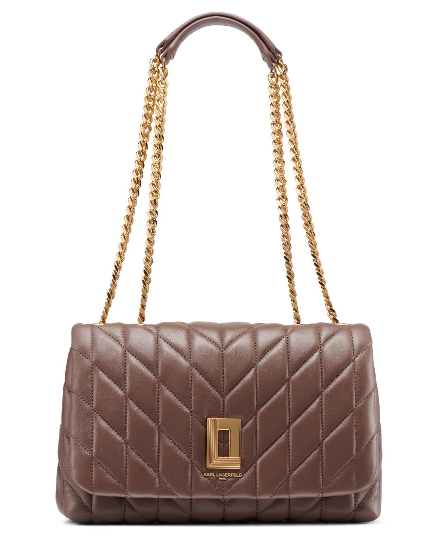 

Сумка через плечо Lafayette среднего размера KARL LAGERFELD PARIS, Dark Chocolate