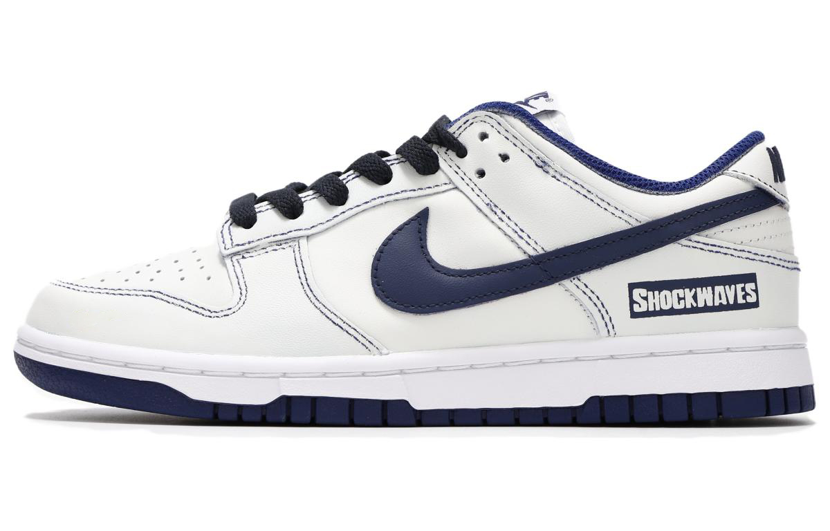 

Кроссовки Nike Dunk Skateboarding Shoes Women's Low-top White/Royal Blue, белый/синий