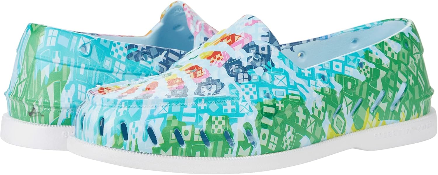 Мужские аутентичные оригинальные плавательные туфли Sperry, синий — фото 2