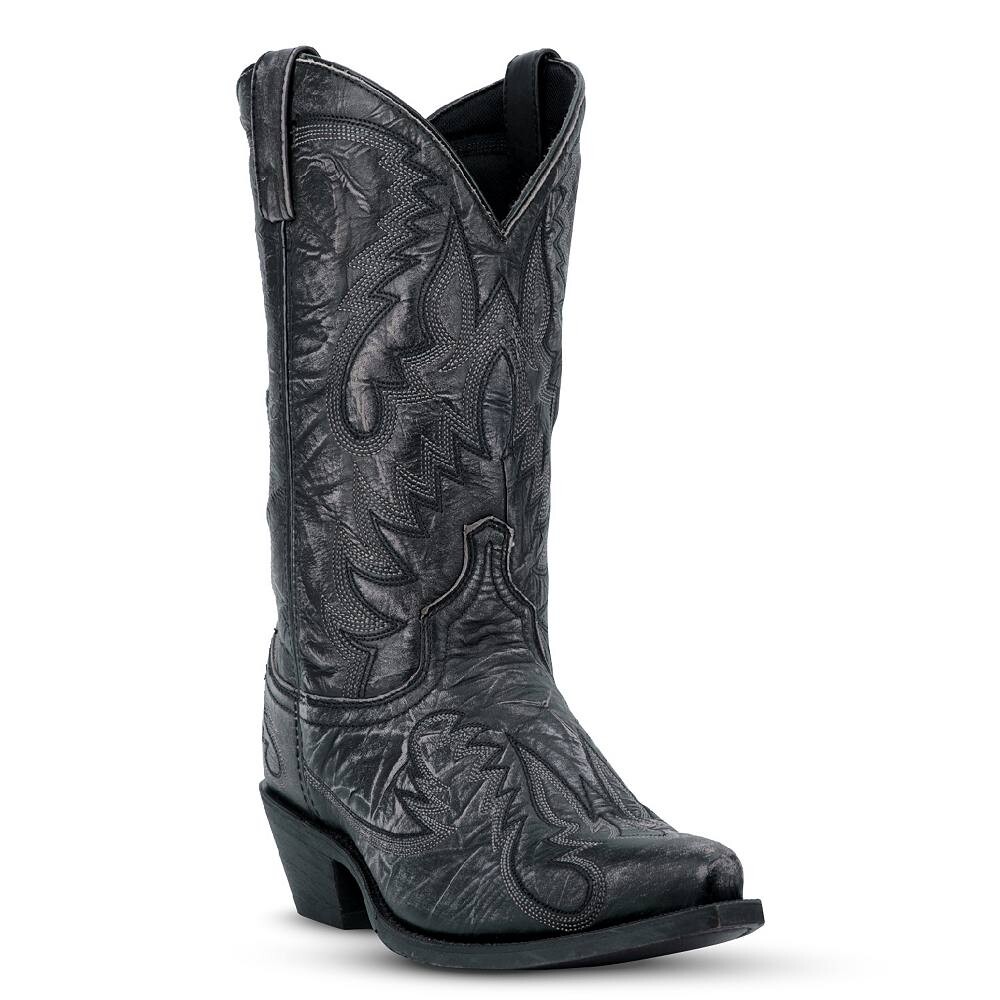 

Мужские ковбойские сапоги Laredo Garrett, цвет Black Distressed
