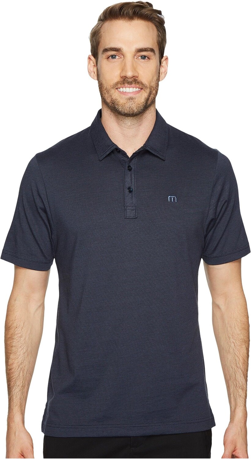 

Цинна Поло TravisMathew, цвет Vintage Indigo/Black
