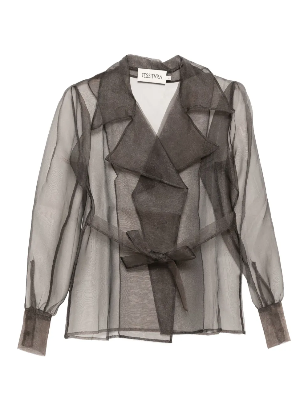 

Шелковый пиджак Tessitura Body Couture, черный