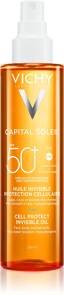 

Capital soleil ideal soleil sun oil spf 50+ Vichy, 200 мл