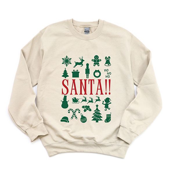 

Свитшот женский с новогодними иконками Simply Sage Market, Dust, Зеленый, Свитшот женский с новогодними иконками Simply Sage Market, Dust