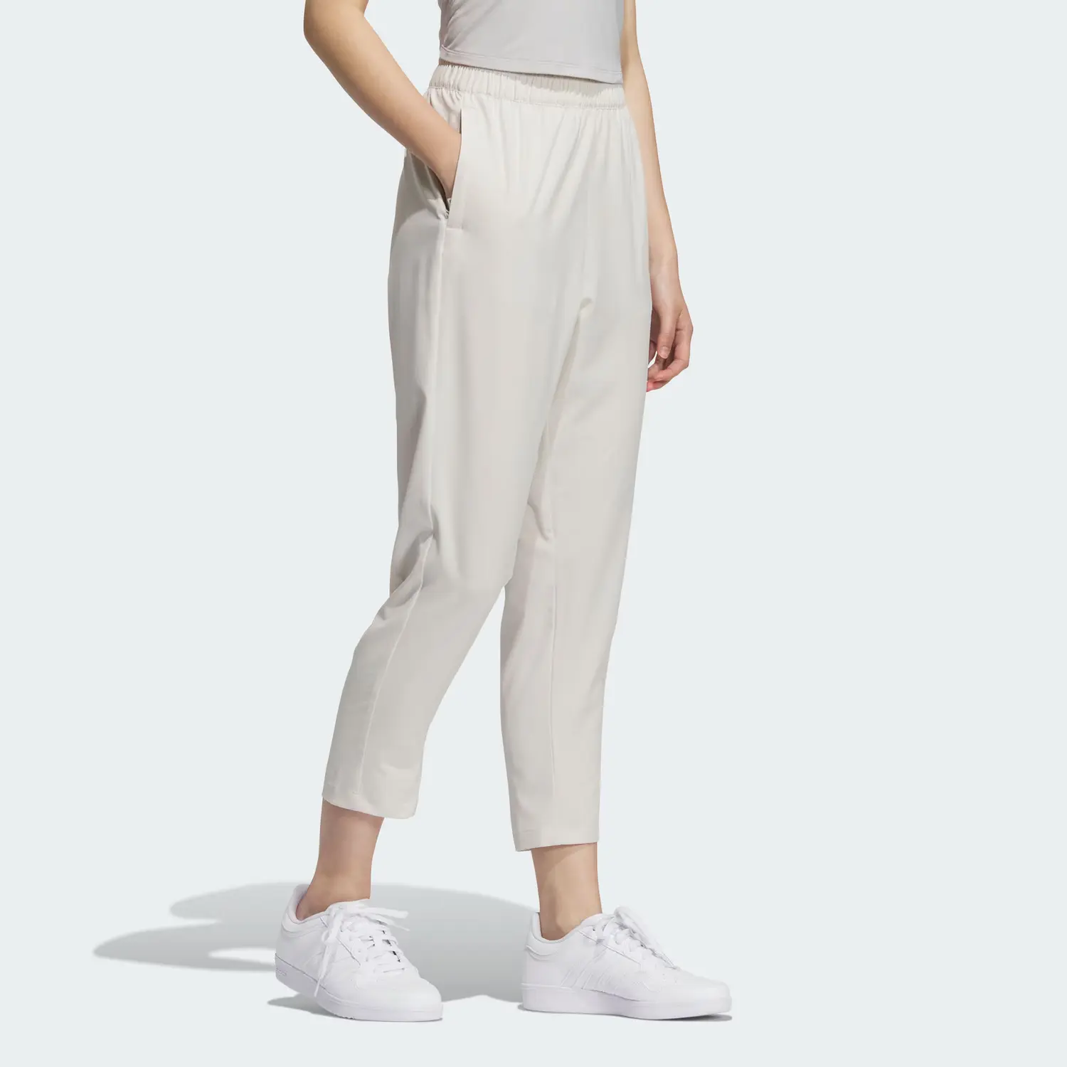 Adidas Эластичные вязаные спортивные штаны Women's Bauxite Brown — фото 4