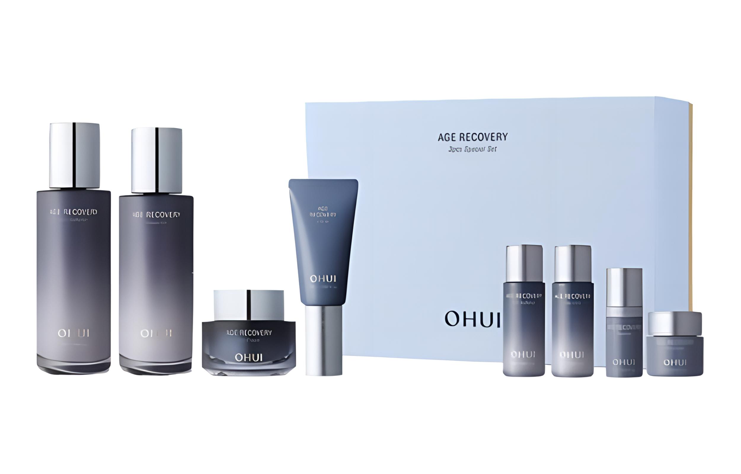 

Набор для ухода за кожей OUHUI против морщин и увлажнения, освежающий увлажняющий набор из 8 предметов O HUI