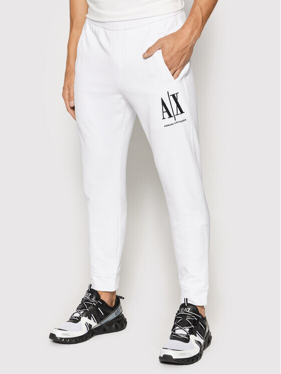 

Спортивные брюки regular fit Armani Exchange, белый