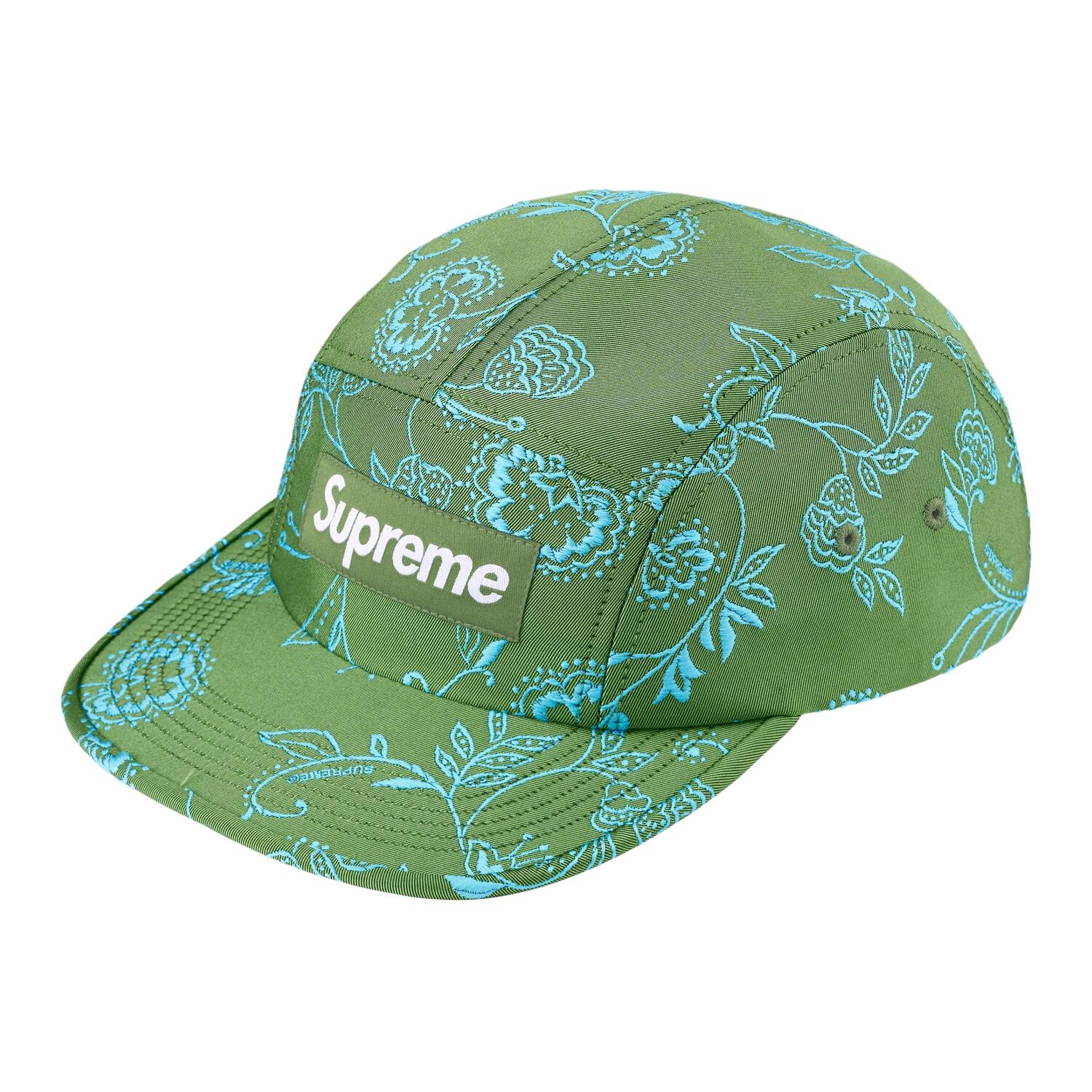 

Supreme Цветочная жаккардовая кепка, Green