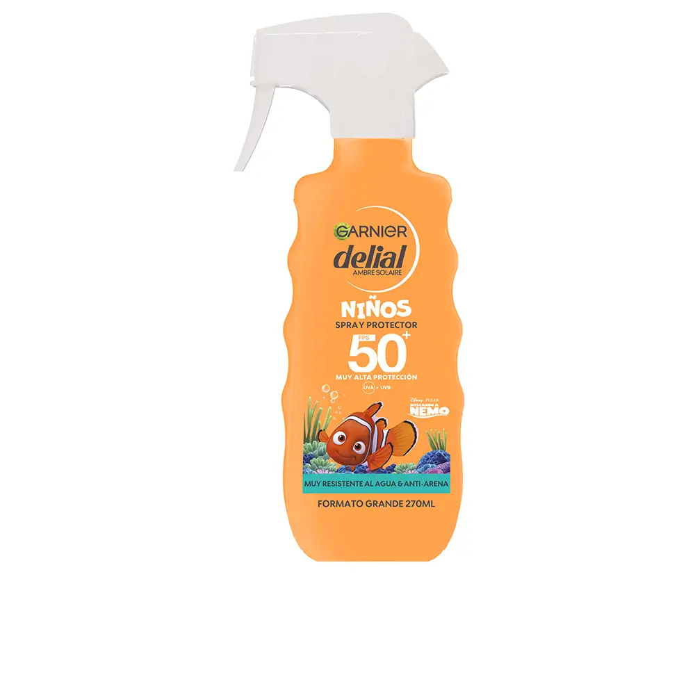 

Солнцезащитный крем Niños Spray Protector Muy Resistente Al Agua Y Anti-Arena Nemo Spf50+ Garnier, 270 мл