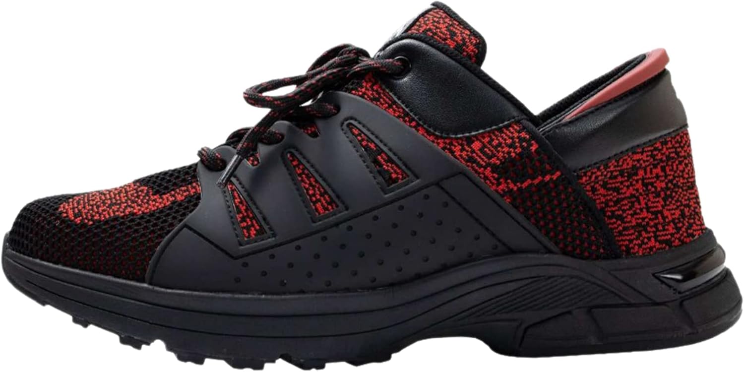 

Мужские кроссовки ZEBA без шнурков - Повышайте комфорт и стиль с идеальными прогулочными и модными кроссовками, красный