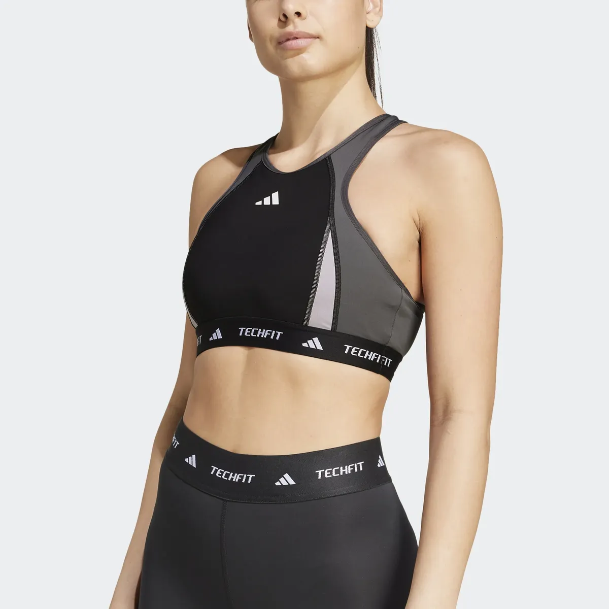 

Спортивный бюстгальтер adidas Performance "TF MS HN CB BRA", черный