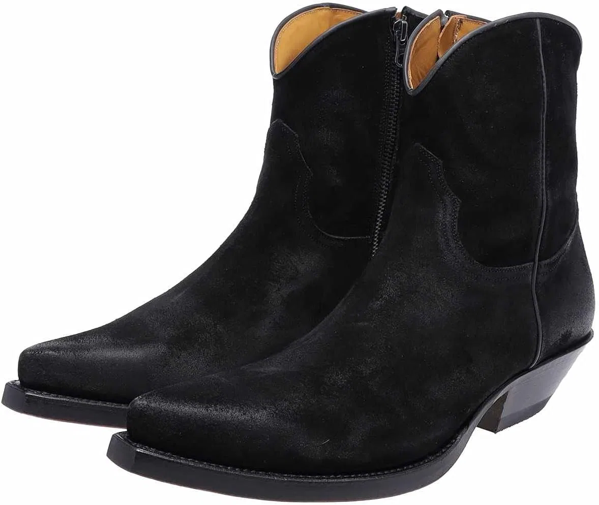 FB Fashion Boots Мужские ковбойские ботинки Rey Western Boots Кожаные ботинки Черные — фото 2