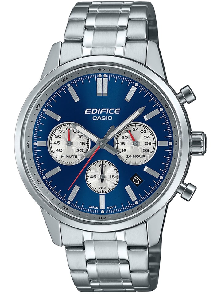 

Casio Мужские часы Edifice Chronograph, сталь/синий
