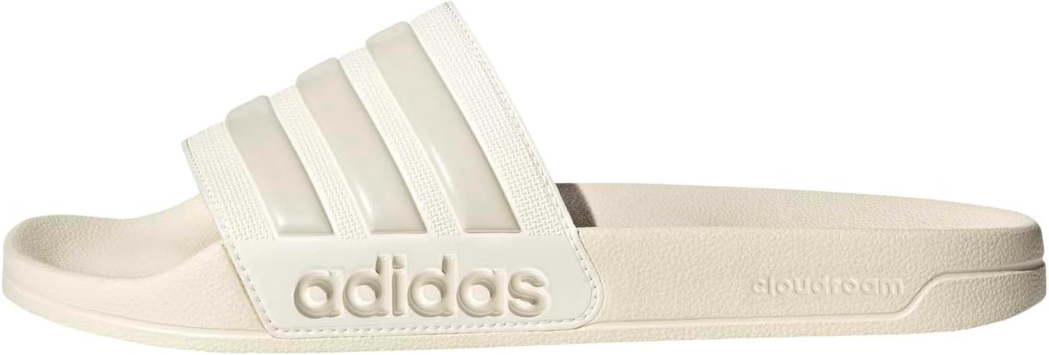 

Сланцы для душа adidas Adilette для взрослых унисекс, слоновая кость