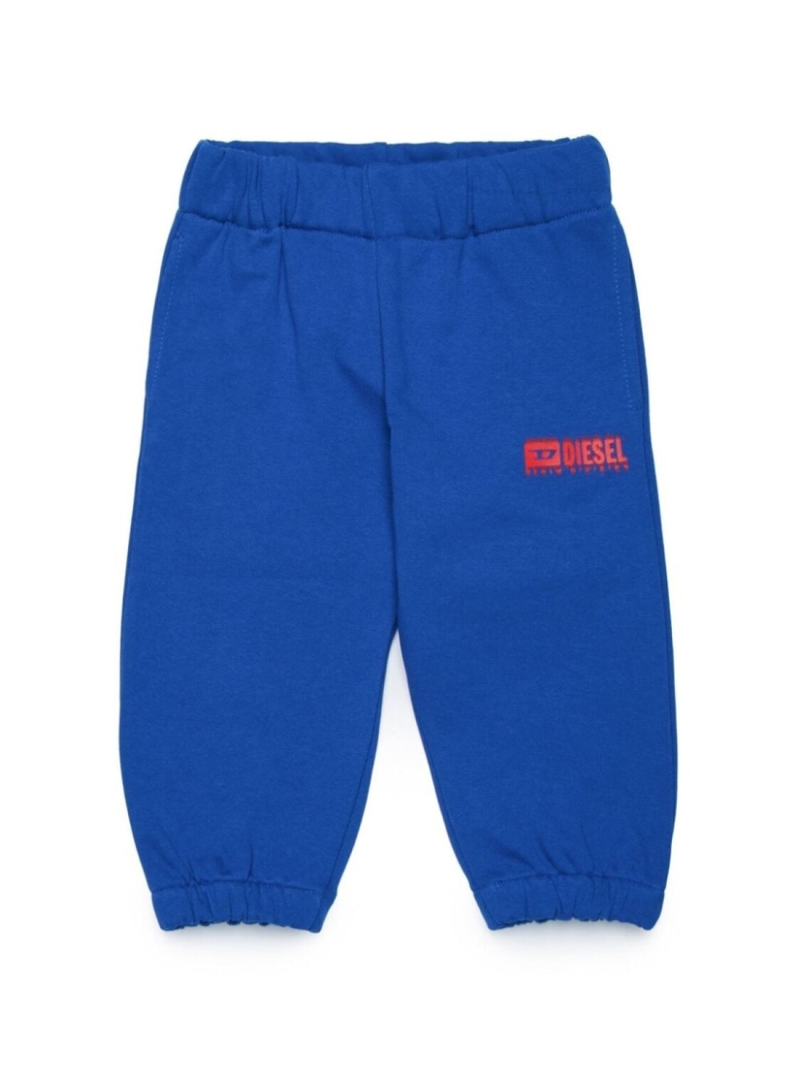

Diesel Kids флисовые спортивные брюки с логотипом, синий