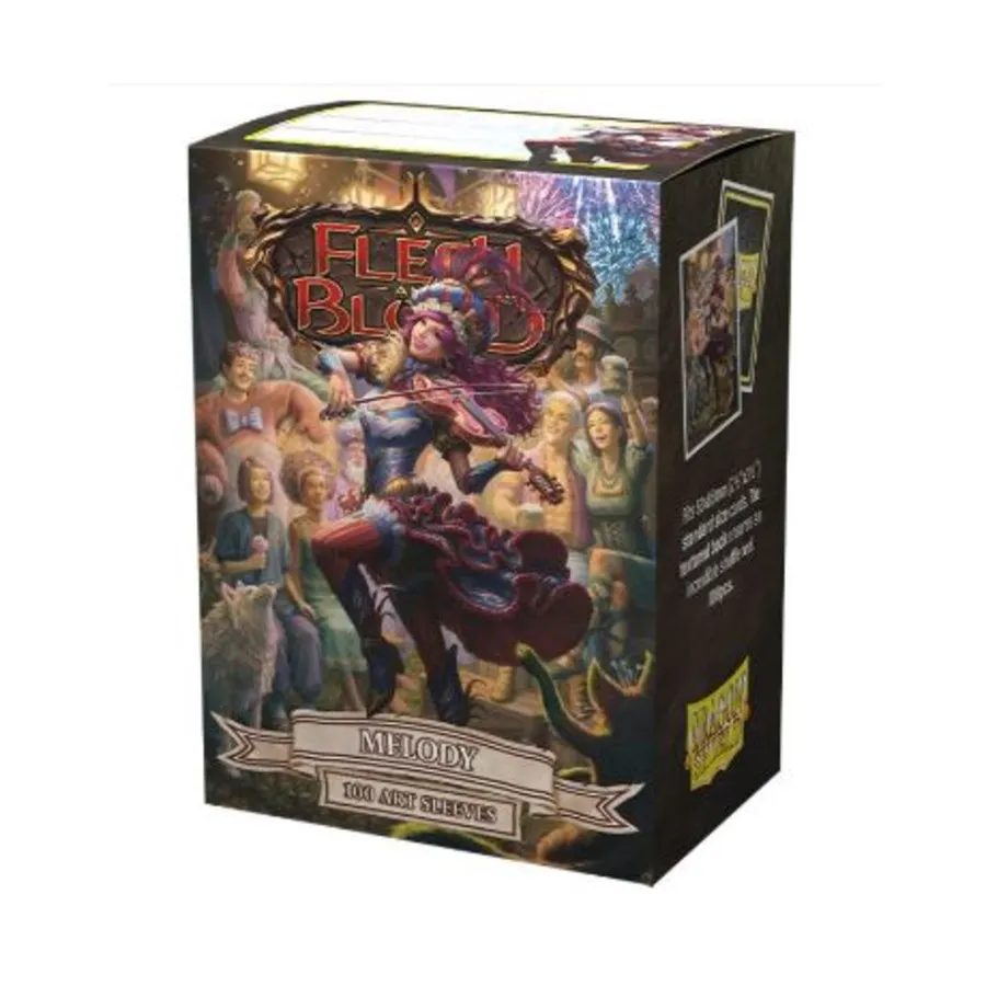 

Стандартные рукава с матовым рисунком — Плоть и кровь — Мелодия (100), Dragon Shield - Card Sleeves - Standard Art