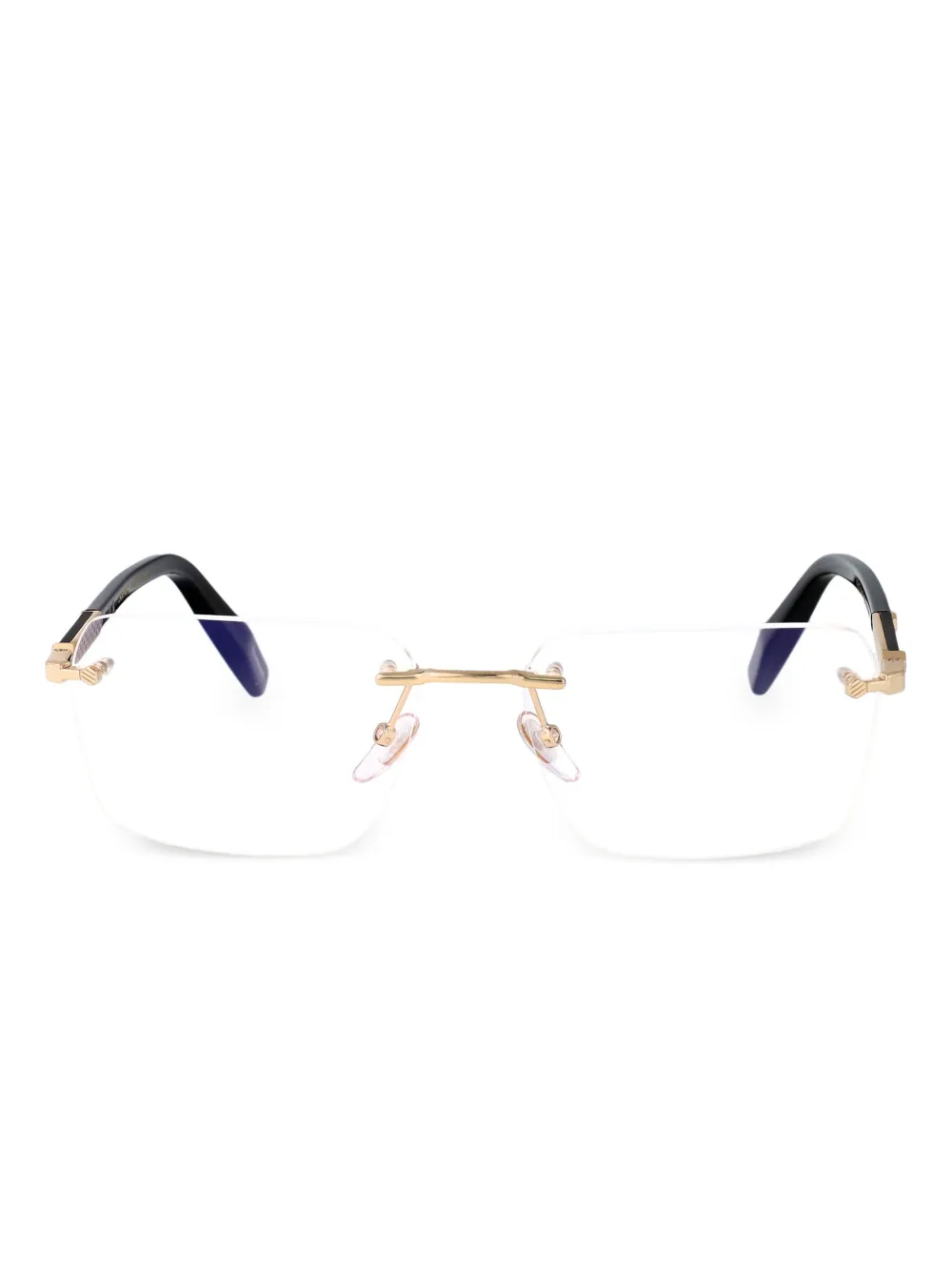 

Очки в прямоугольной оправе Chopard Eyewear, золотой
