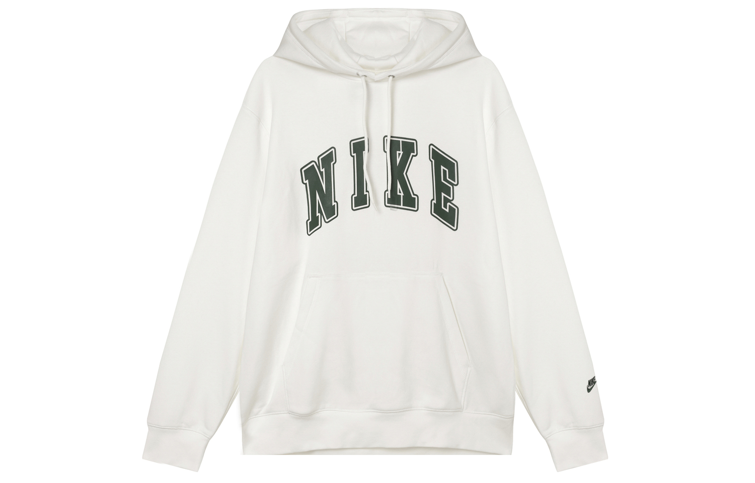 

Толстовка Club мужская Sail White/Fir Green Nike