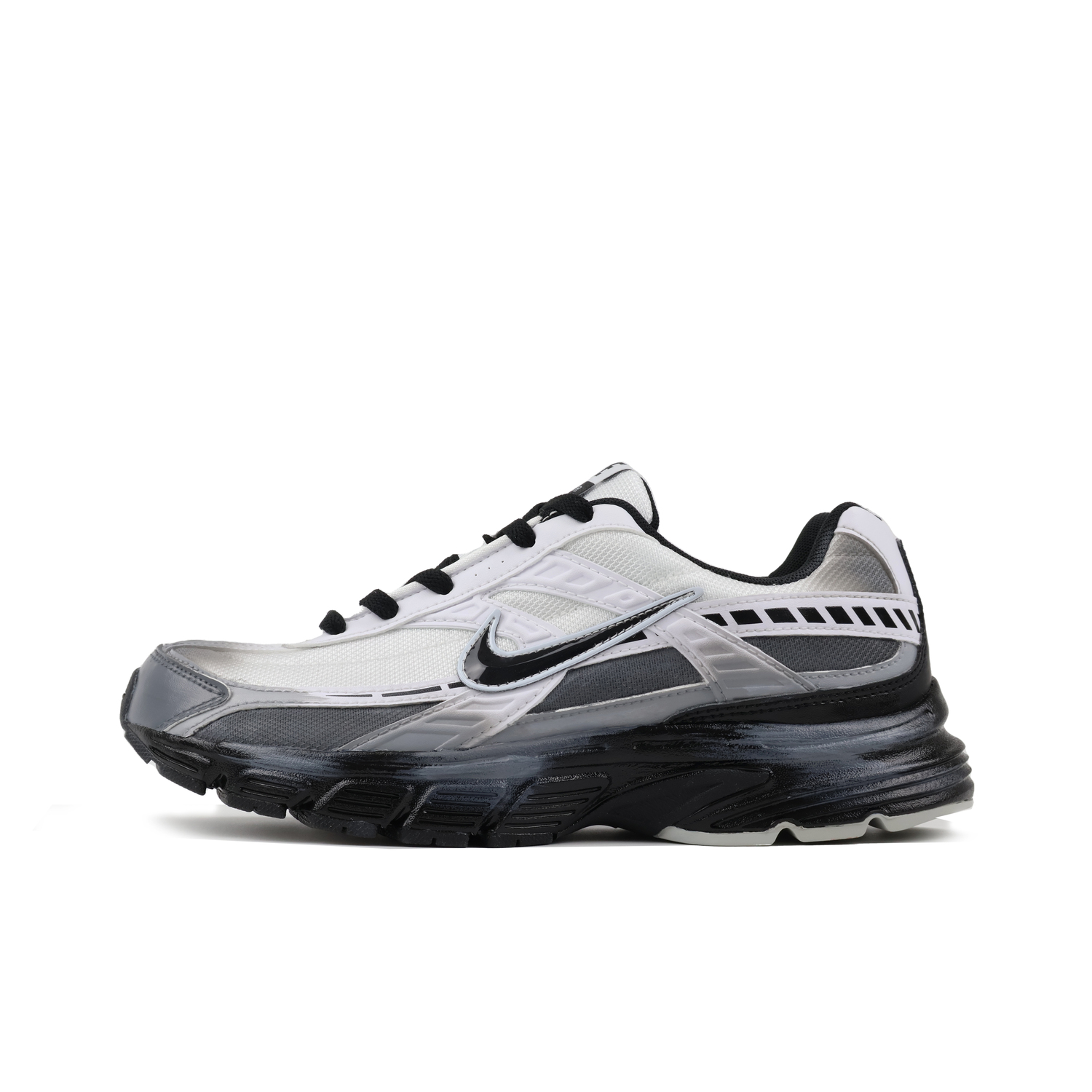 

Nike Абразивоустойчивые противоскользящие кеды для города и комьютинга Unisex Black White Gray, цвет Black White Gray