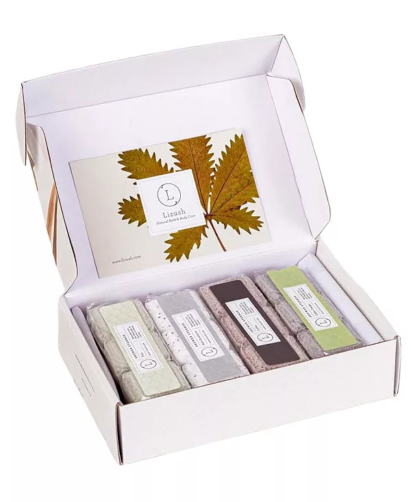 

Подарочный набор для парового душа Earthy, набор из 12 штук Lizush, earthy