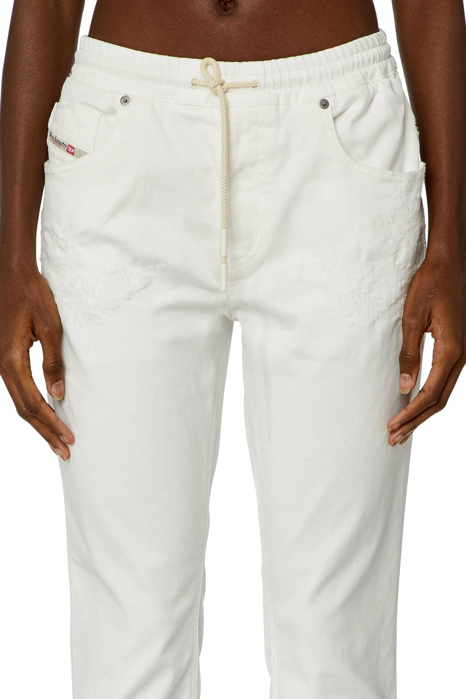 Женские джинсовые джинсы-джогг D-KRAILEY JOGG Diesel, white — фото 2