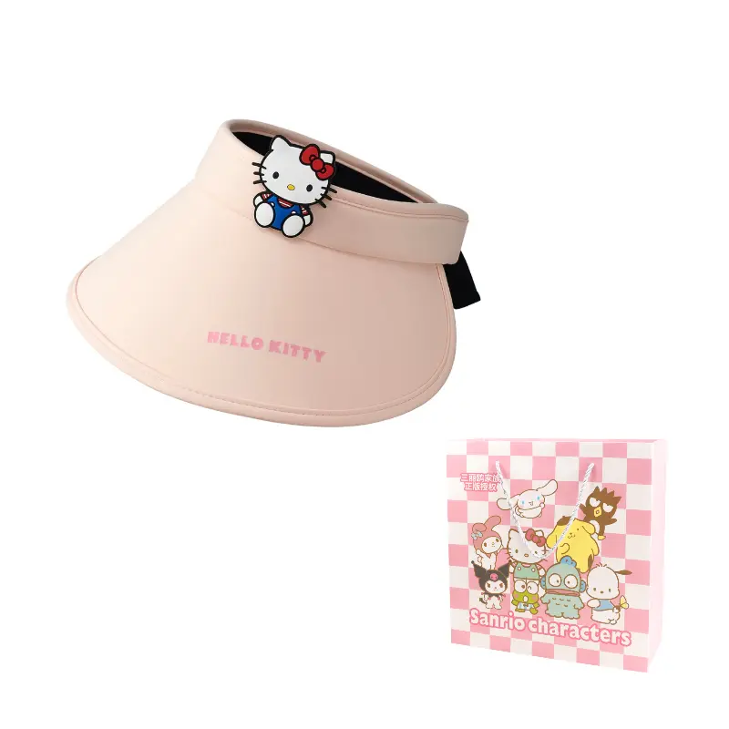 

Sanrio Унисекс панама из полиамида с защитой от солнца, Hello Kitty empty top sun hat