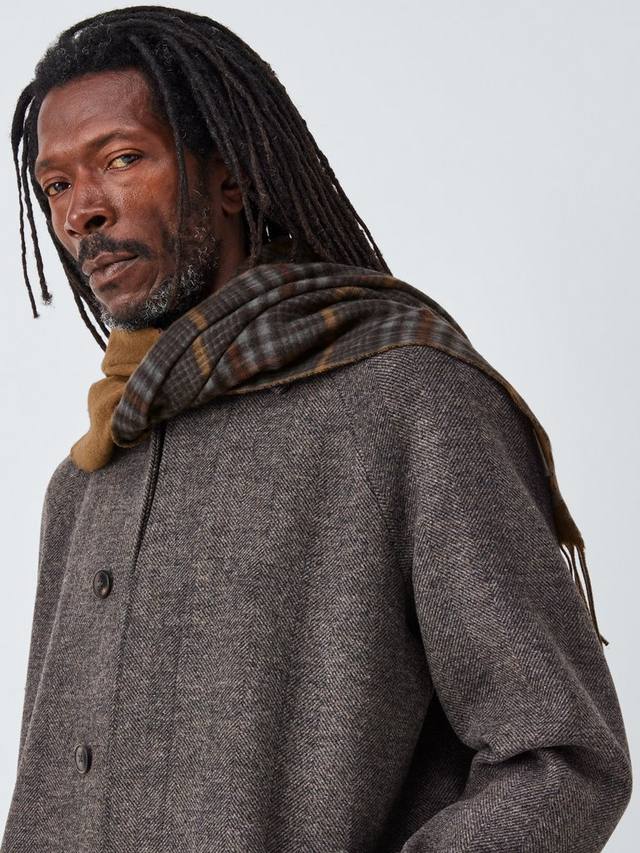 

Шарф Check John Lewis, Brown/Multi