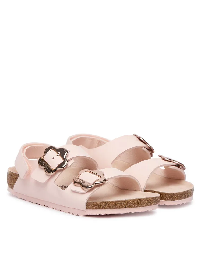 Birkenstock Сандалии Milano Flower Buckle 1031654 S, розовые — фото 2