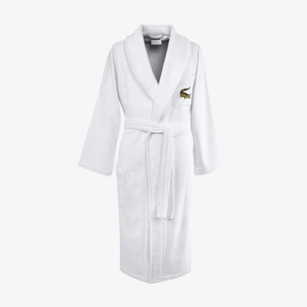 

Хлопковый халат Rene Lacoste, цвет blanc
