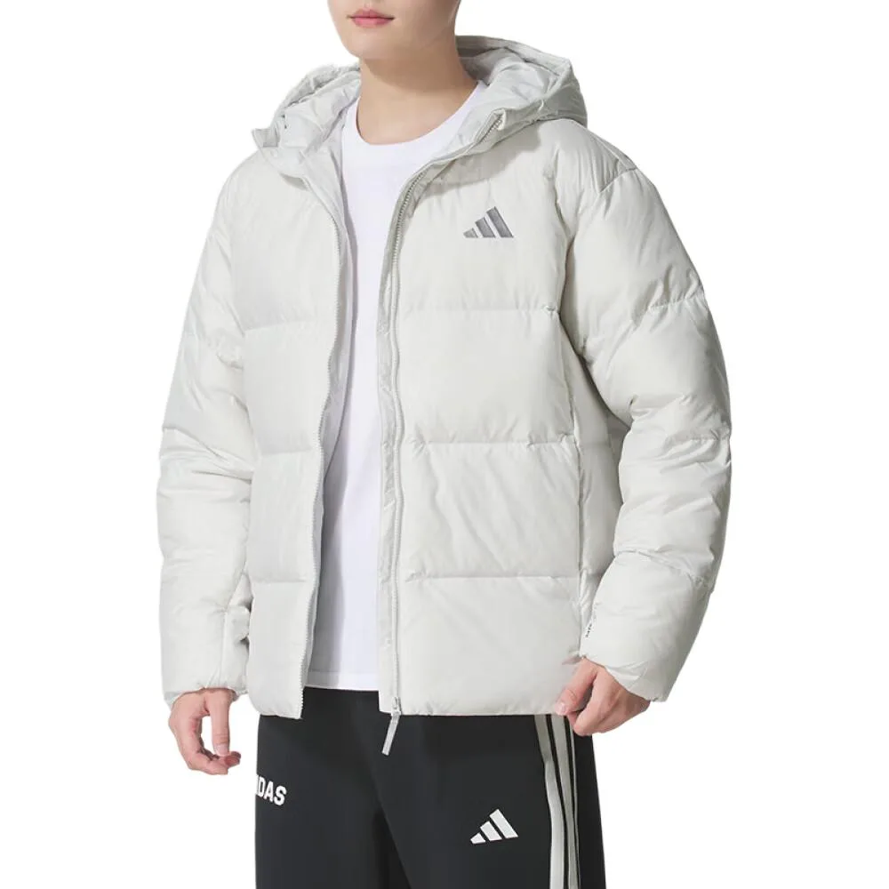 Куртка мужская CLIMAWARM Down Adidas, track серый (comes with adidas socks 1 pack) — фото 3