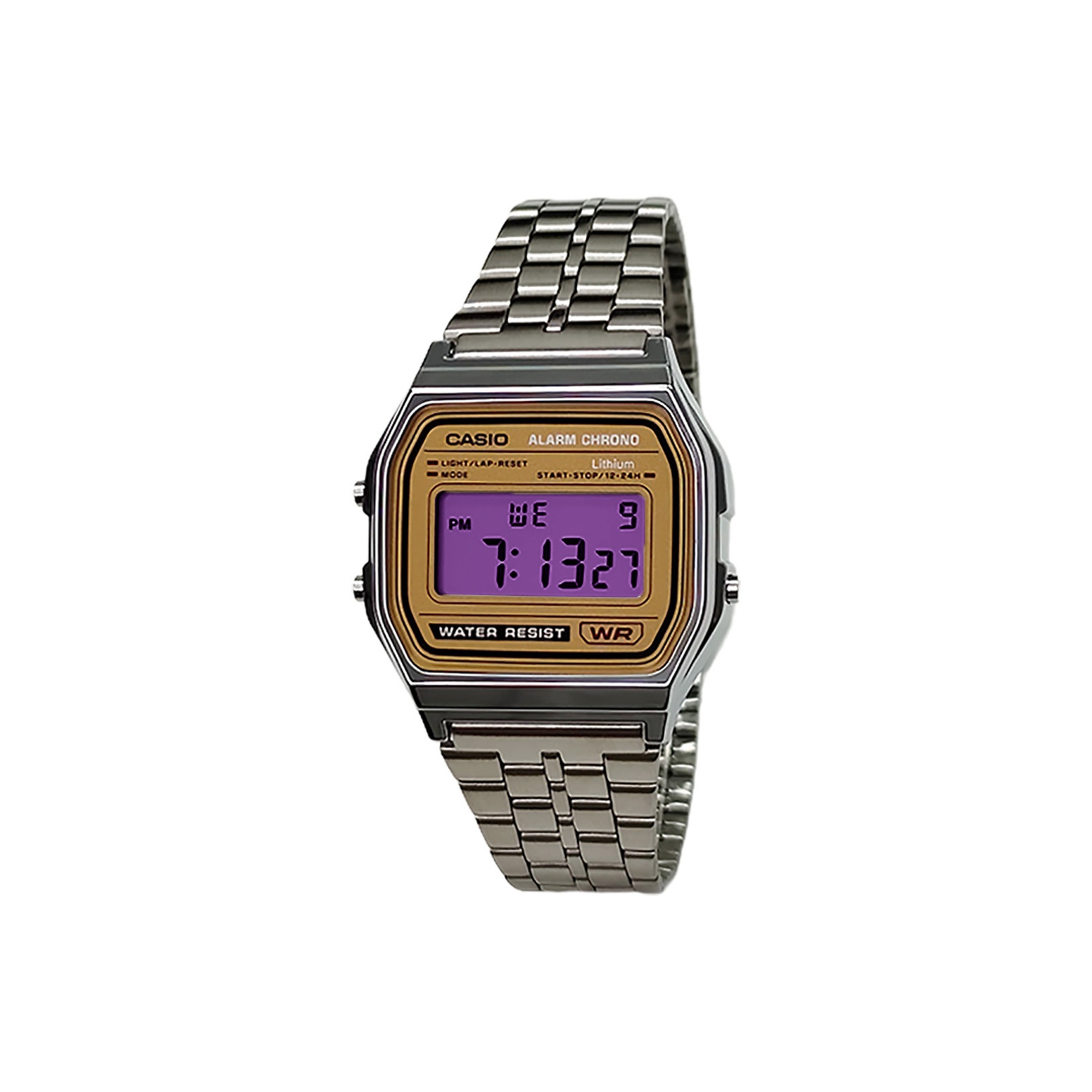 

CASIO Часы Retrofit Series Quartz Movement Stainless Steel Strap Watch Men's Watch Gold Dial