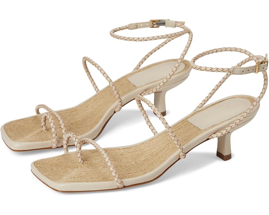 Туфли Schutz Kaya Straw Mid, цвет Off White