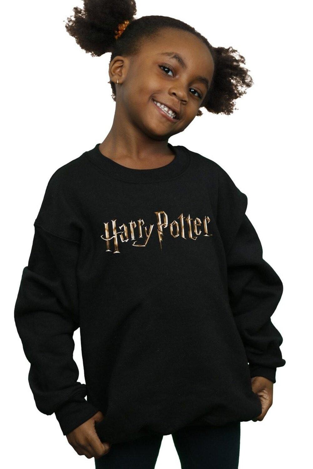 

Толстовка с полноцветным логотипом Harry Potter, черный