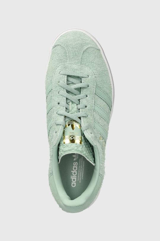 Кожаные кроссовки Gazelle Bold adidas Originals, бирюзовый — фото 4