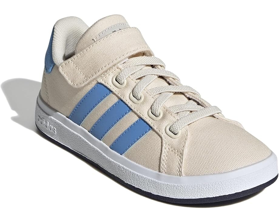 

Кроссовки adidas Kids Grand Court 2.0 Elastic, цвет Wonder White/Blue Burst/Shadow Navy