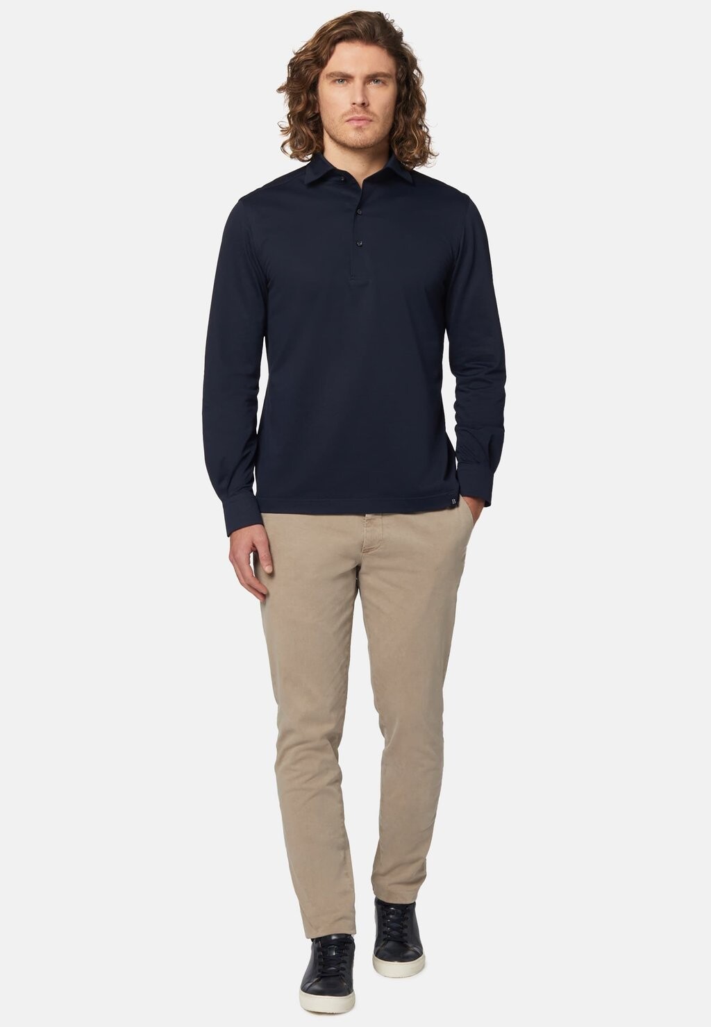 

Чиносы STRETCH Boggi Milano, серо-коричневый