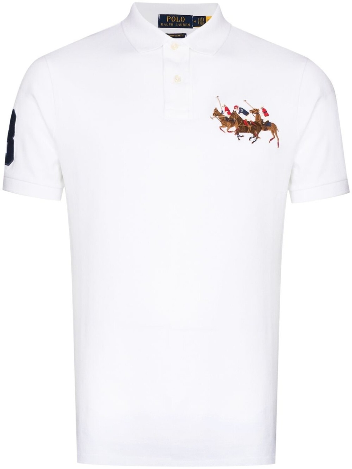 

Polo Ralph Lauren рубашка поло с вышивкой, белый