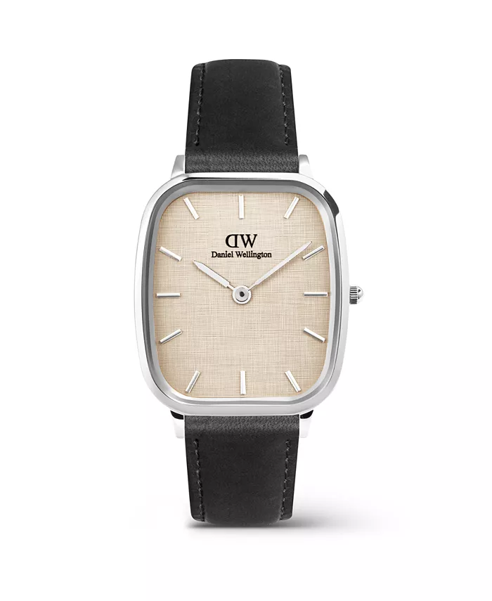 

Мужские аналоговые часы из натуральной кожи, черные, 32 мм Daniel Wellington