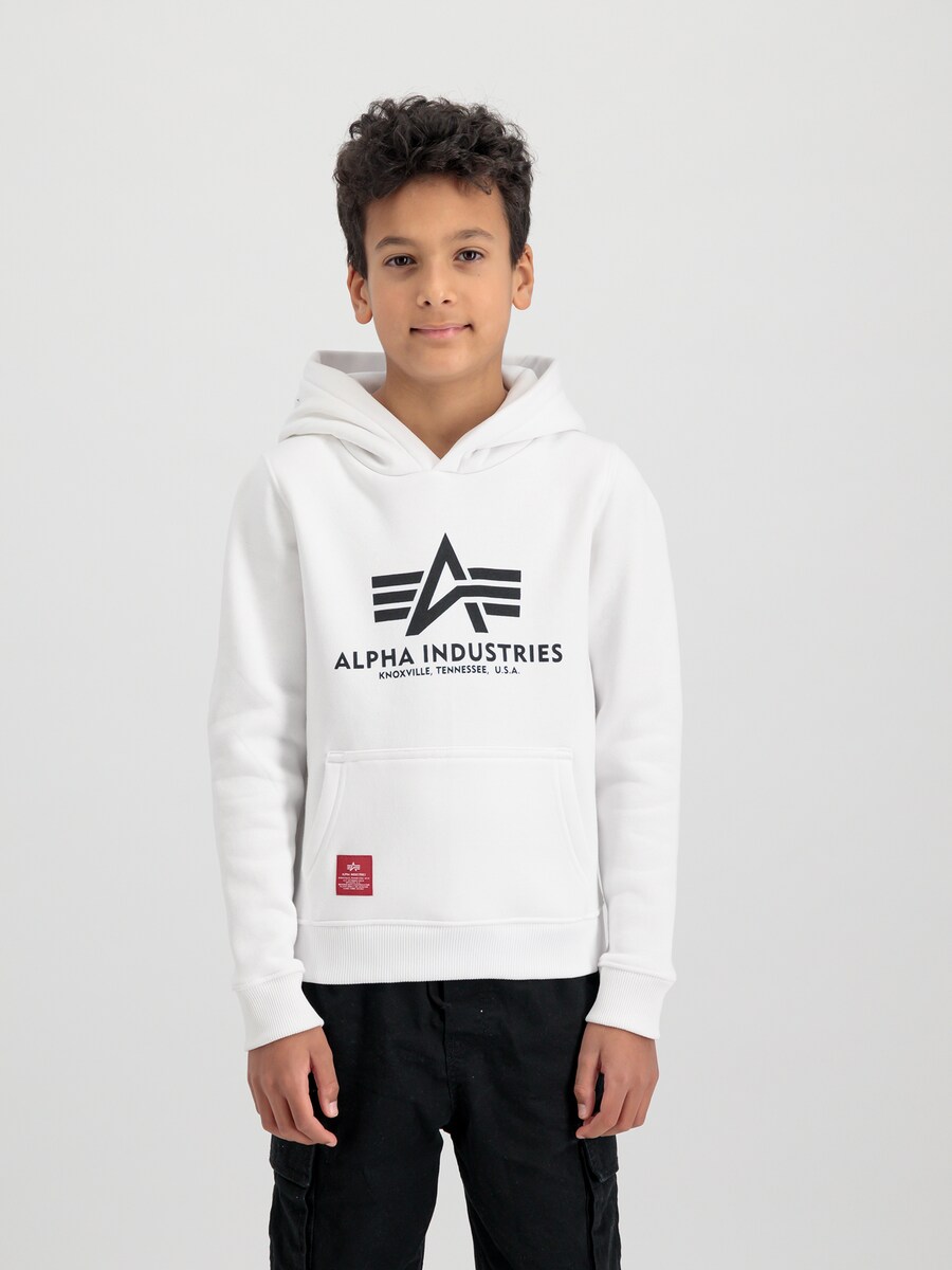 Худи ALPHA INDUSTRIES Sweatshirt, белый — фото 2