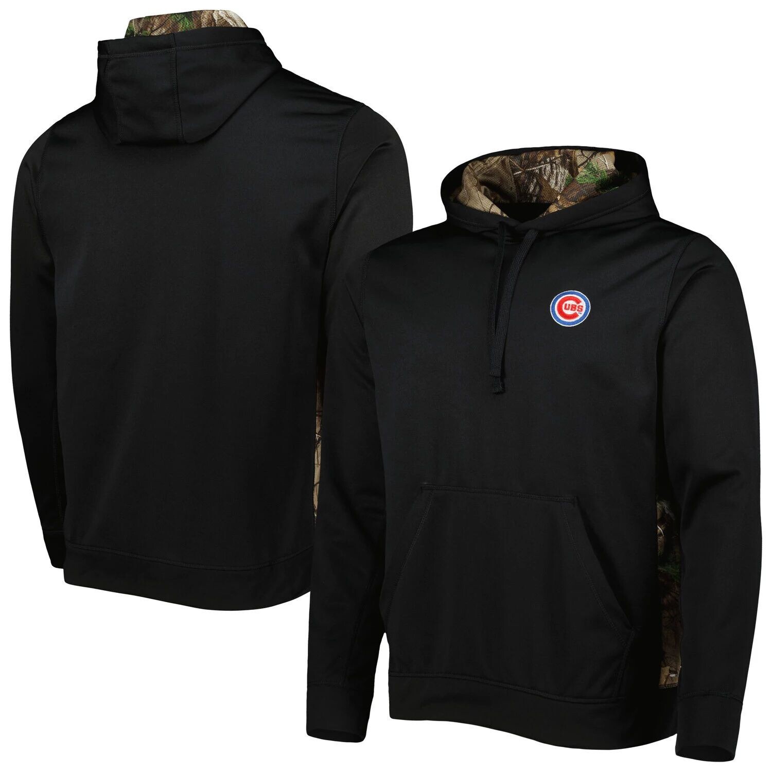 

Мужской пуловер с капюшоном Dunbrooke Black/Camo Chicago Cubs Ranger