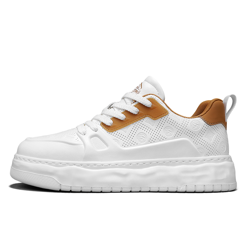 

Низкие мужские кроссовки YEARCON, White Brown Yellow