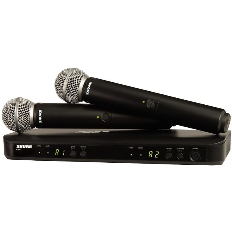 

Микрофон Shure BLX288/SM58 Dual Channel Channel SM58 Wireless Handheld Microphone System