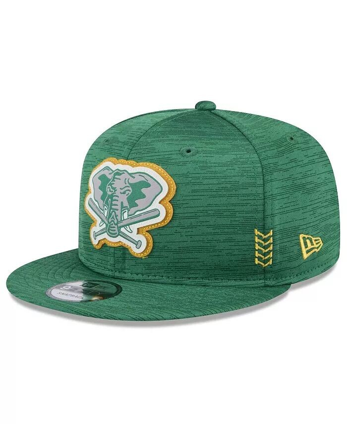 

Мужская зеленая кепка Snapback Oakland Athletics 2024 Clubhouse 9FIFTY New Era, зеленый