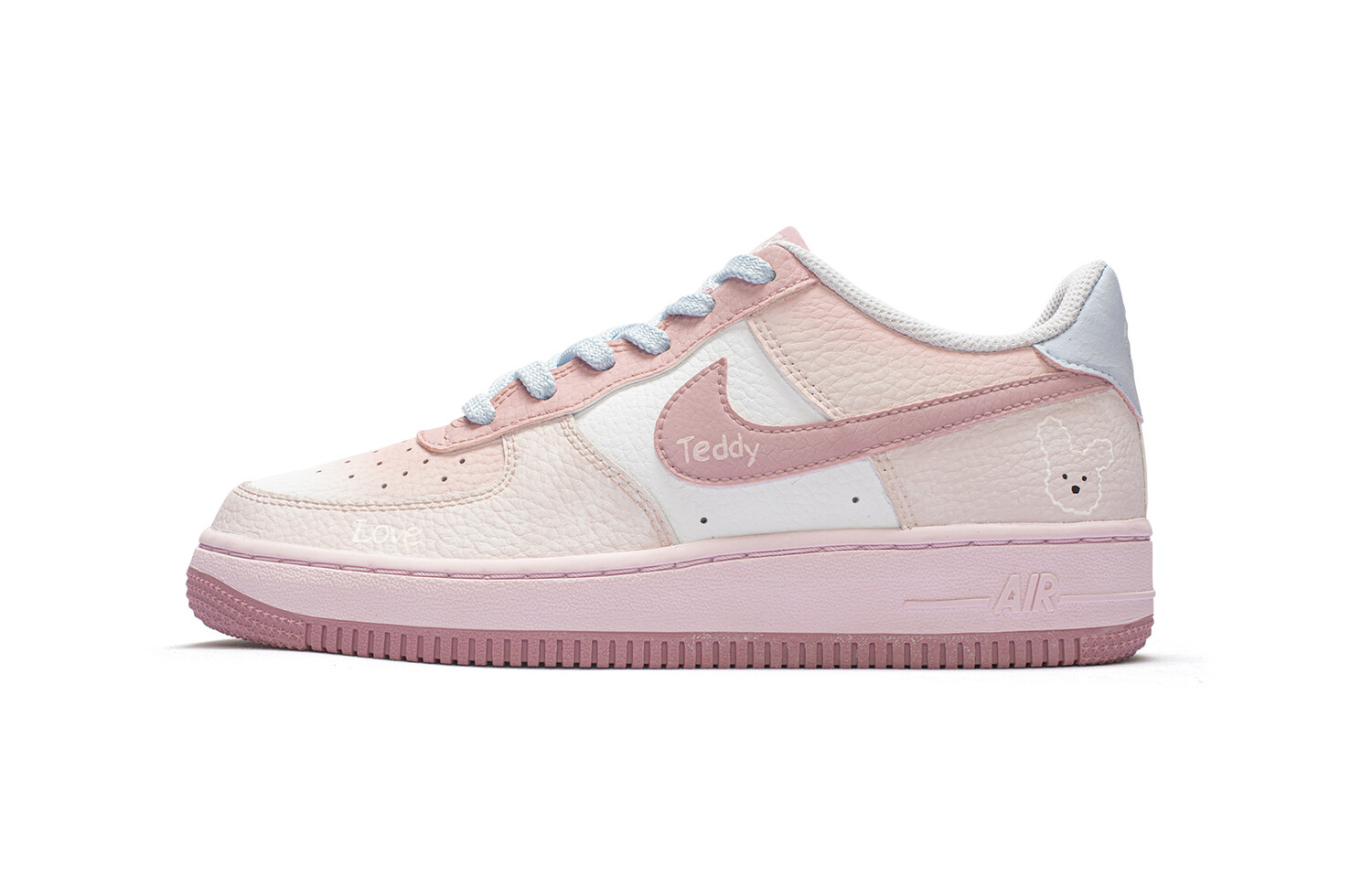 

Кроссовки для скейтбординга Air Force 1 женские с низким верхом Chalk White Nike