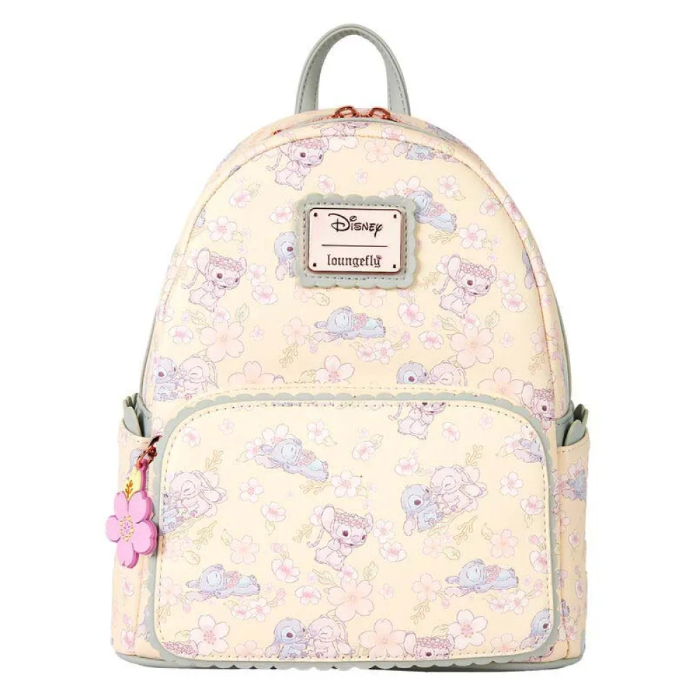 

Рюкзак Loungefly Stitch Adorable with cherry blossoms, бежевый