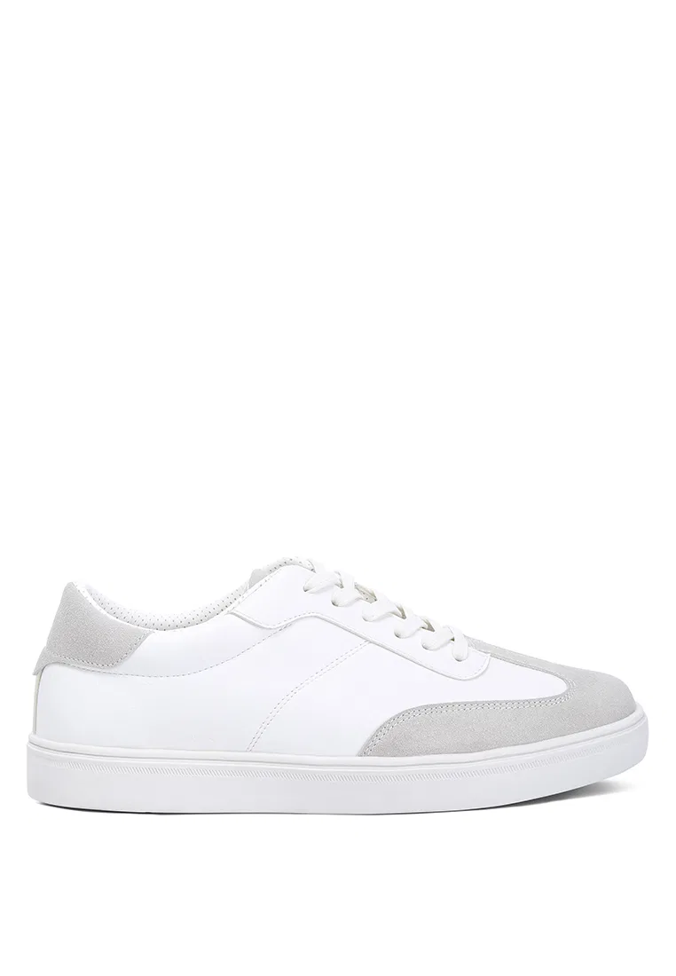Кроссовки мужские белые Contrasting Sole London Rag