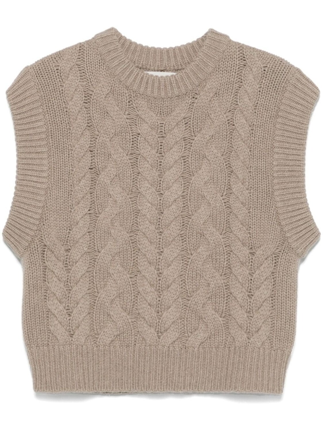 

Трикотажный жилет Hayley Lisa Yang, нейтральный цвет