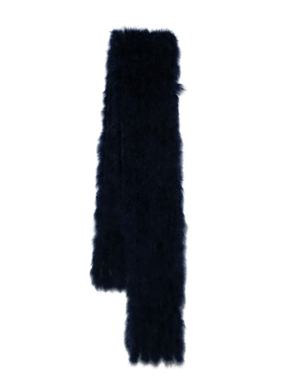 

Шарф с перьями Nº21, синий